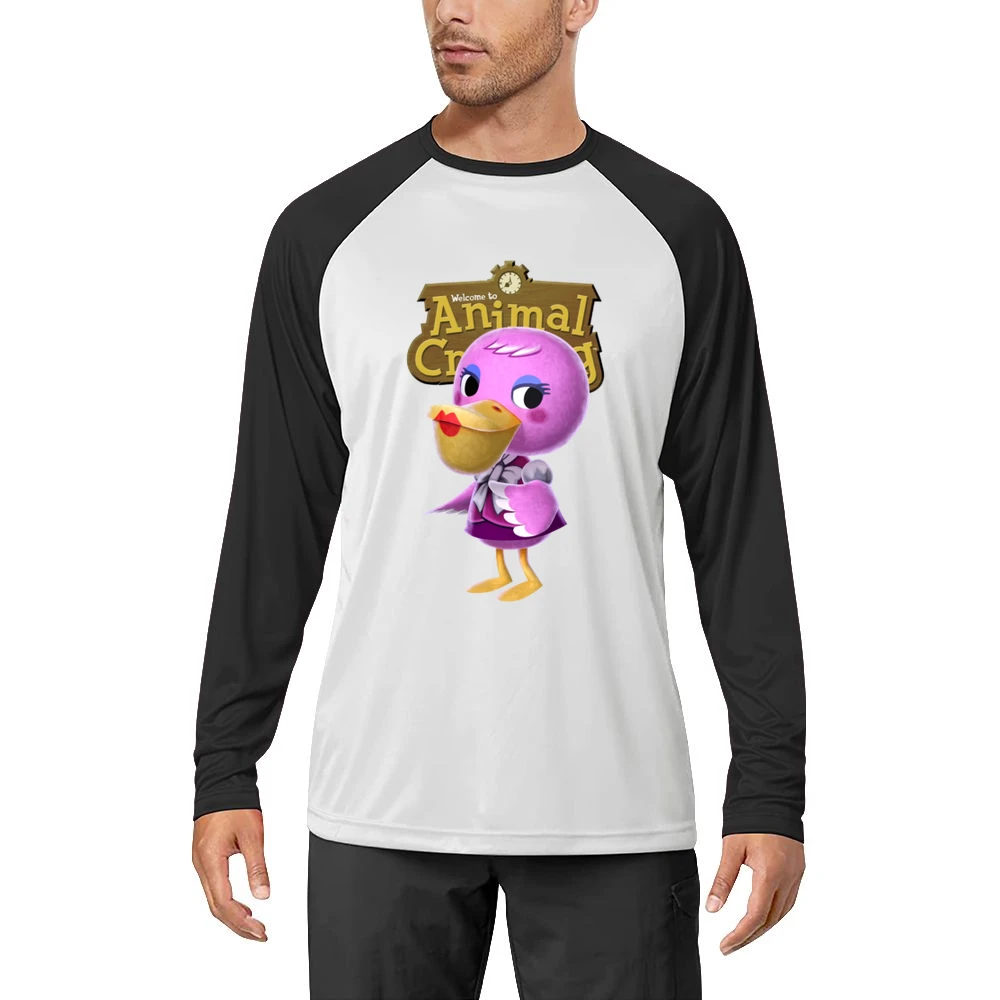 Phyllis From Animal Crossing Nintendo Video Game Fan Men Long Sleeve T-Shirt