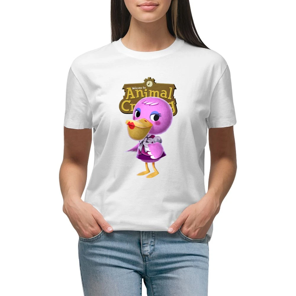Phyllis From Animal Crossing Nintendo Video Game Fan Premium Women Ladies T-shirt