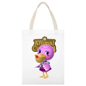 Phyllis From Animal Crossing Nintendo Video Game Fan White Canvas Tote Shopping Bag