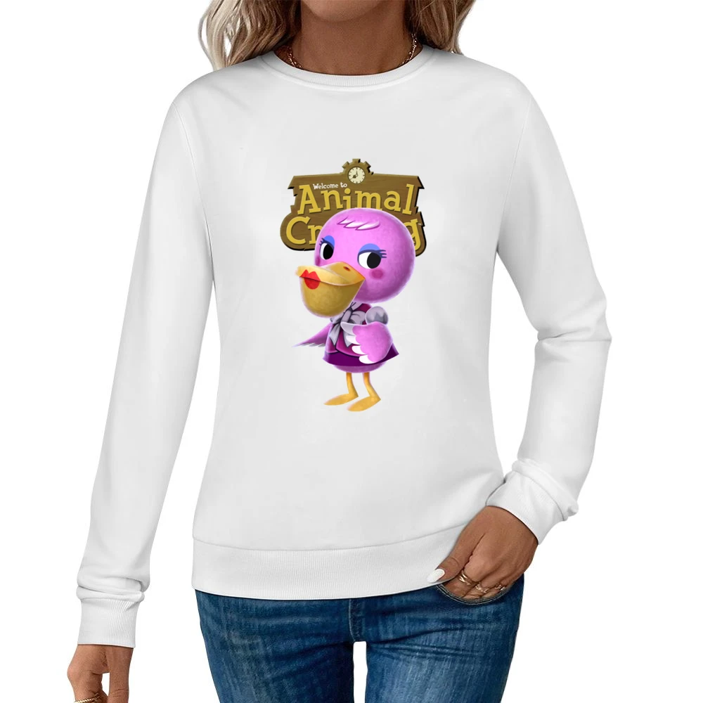 Phyllis From Animal Crossing Nintendo Video Game Fan Women Pullover Sweatshirt