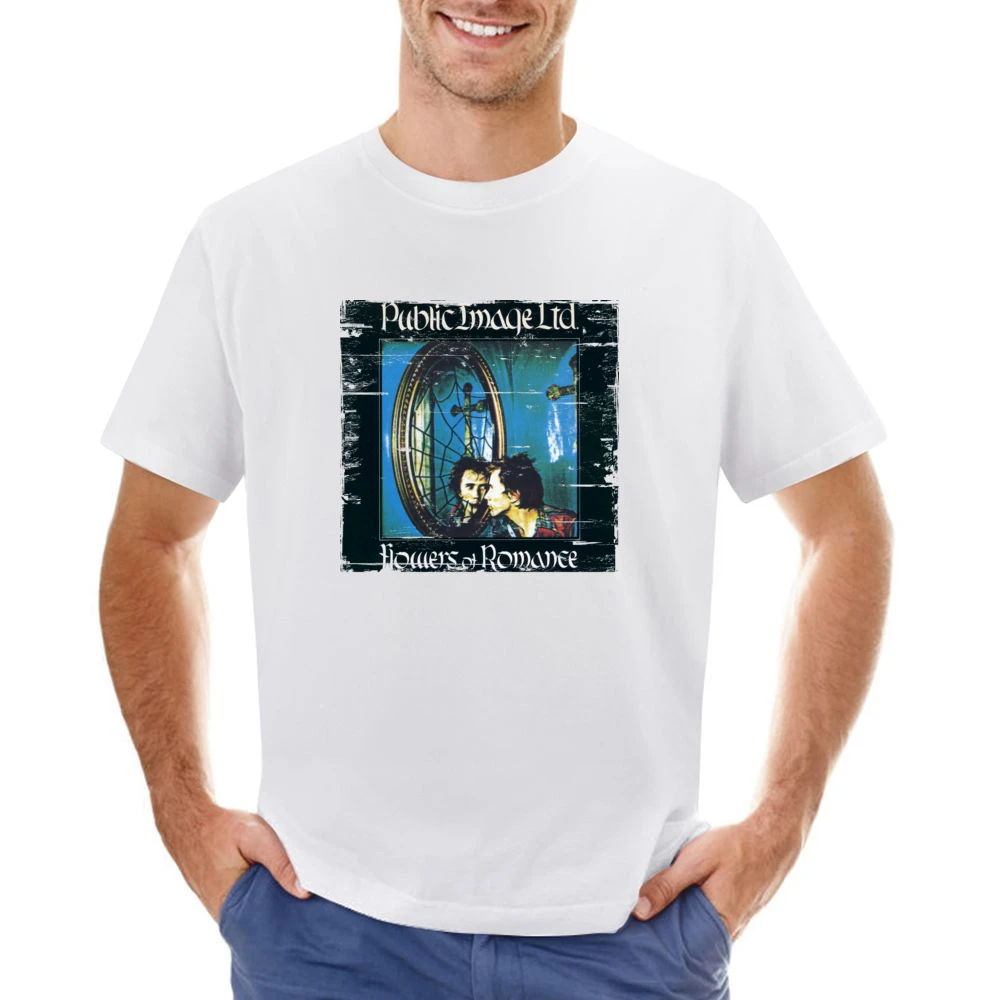 Pil Flowers Of Romance Album Cover Distressed Image Asian Size Men T-Shirt