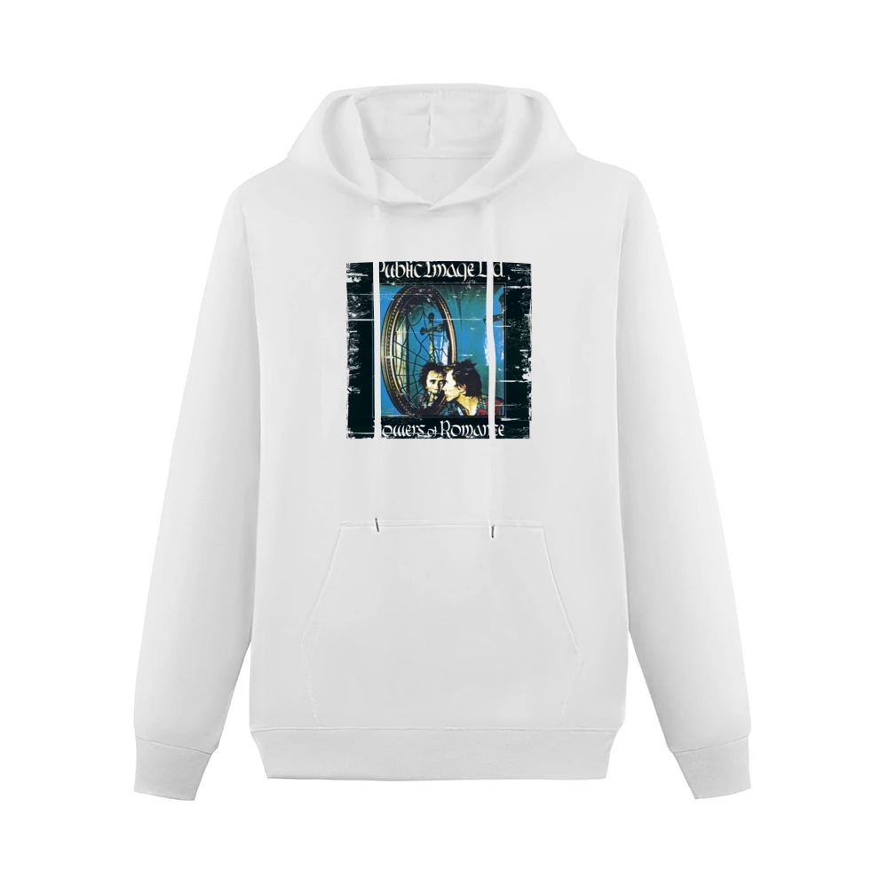Pil Flowers Of Romance Album Cover Distressed Image Men Hoodie With Pocket