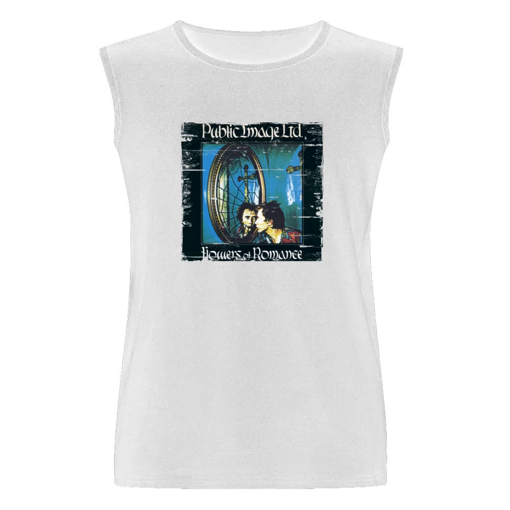 Pil Flowers Of Romance Album Cover Distressed Image Men Sleeveless T-Shirt
