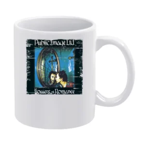 Pil Flowers Of Romance Album Cover Distressed Image White Mug