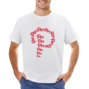 Pin Pin Pin Fun Pinning Pinterest P Love Popular Social Media Graphic Asian Size Men T-Shirt