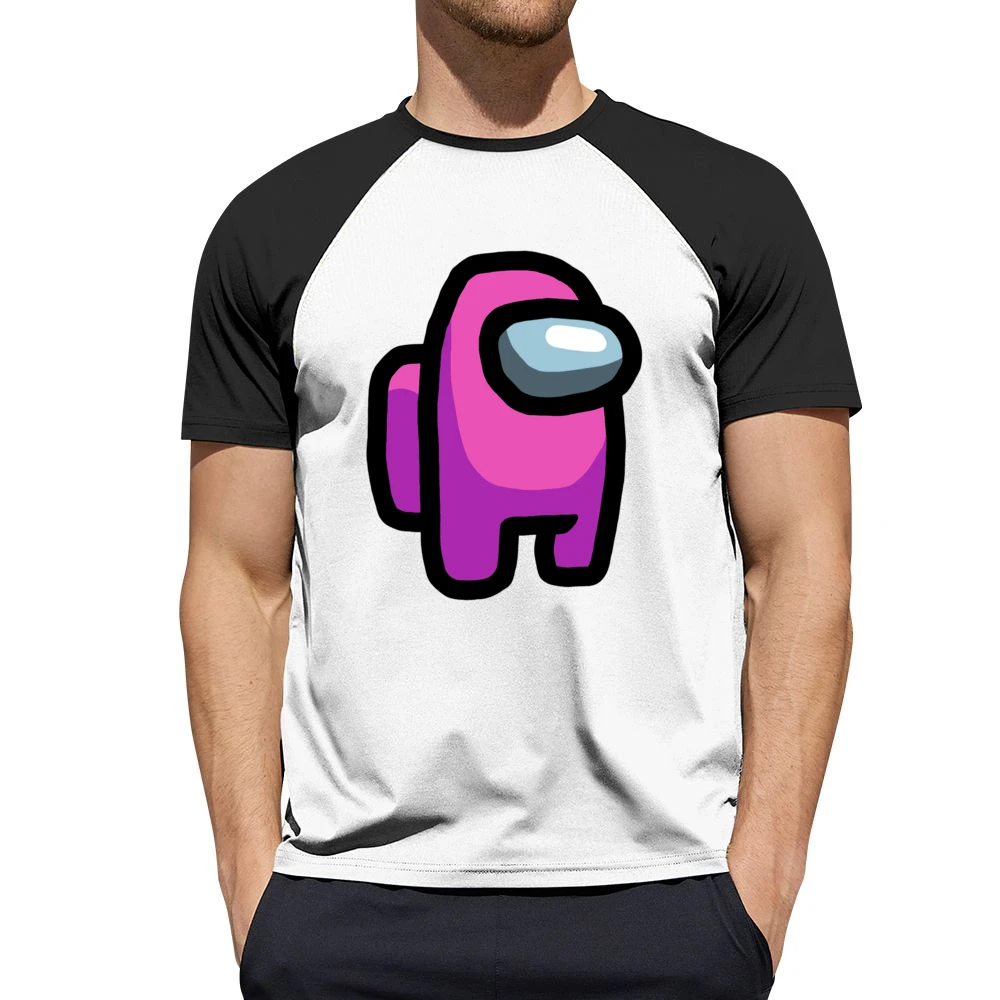 Pink Suspect Fun Video Game Fan Men Short Sleeve T-Shirt