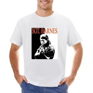 Platoon Barnes War Movie Asian Size Men T-Shirt