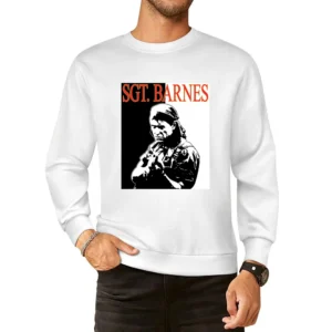 Platoon Barnes War Movie European Size Pullover Sweater