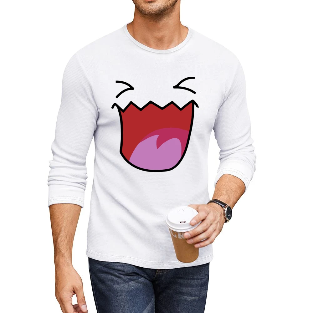 Pokemon Wobbuffet Men CrewNeck Long Sleeve T-Shirt