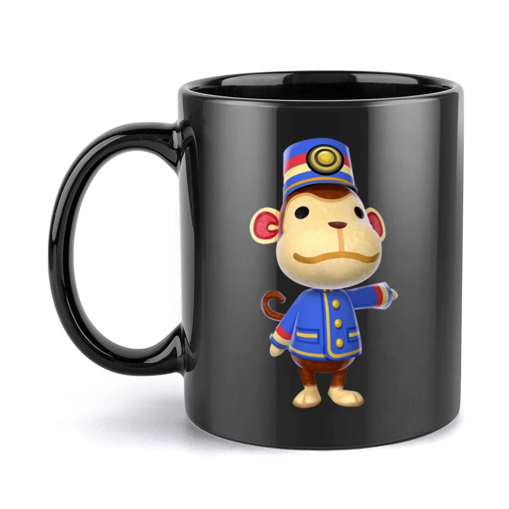 Porter From Animal Crossing Nintendo Character Video Game Black Mug