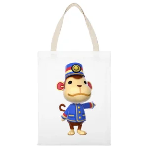 Porter From Animal Crossing Nintendo Character Video Game White Canvas Tote Shopping Bag