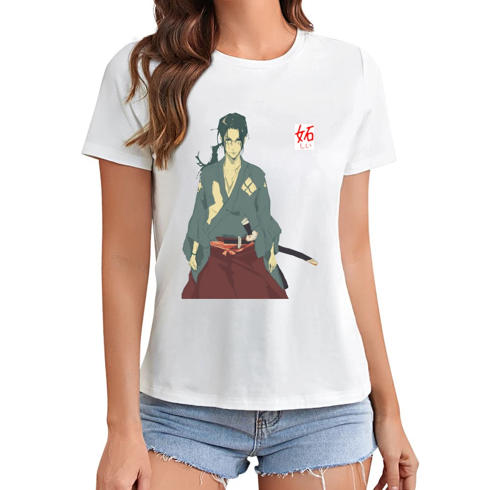 Pretty Boy jin Samurai Champloo anime manga Asian Size Women Ladies T-shirt