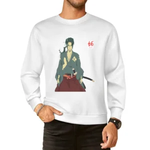 Pretty Boy jin Samurai Champloo anime manga European Size Pullover Sweater