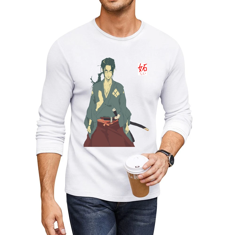 Pretty Boy jin Samurai Champloo anime manga Men CrewNeck Long Sleeve T-Shirt