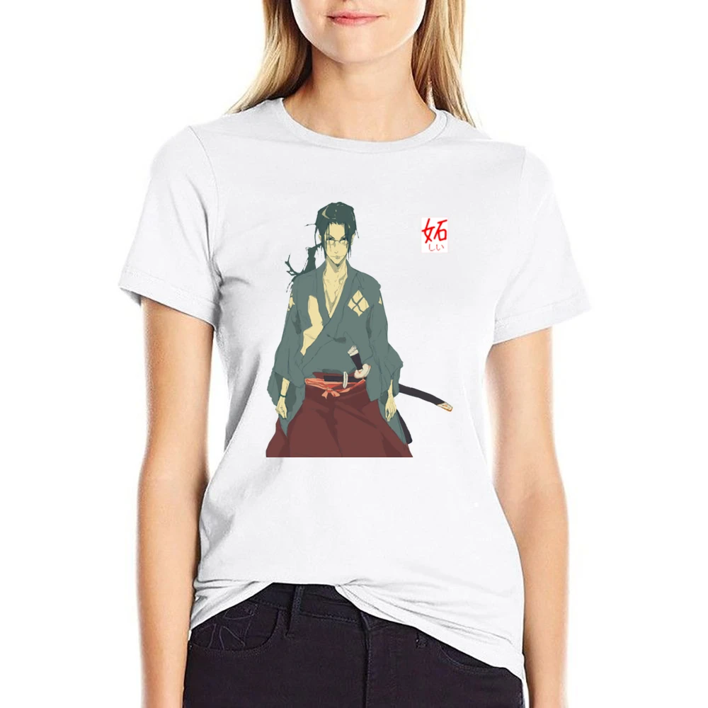 Pretty Boy jin Samurai Champloo anime manga US Size Women Ladies T-shirt