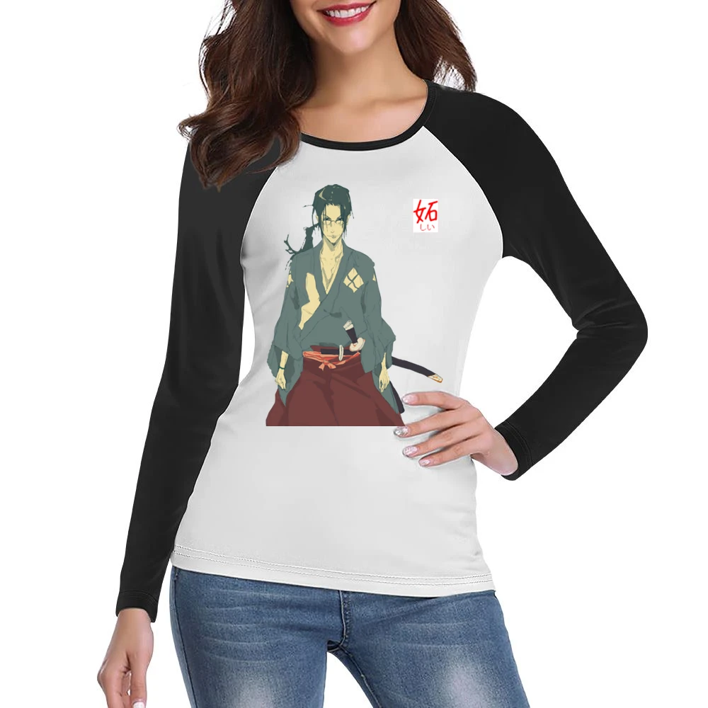 Pretty Boy jin Samurai Champloo anime manga Women Ladies Long Sleeve T-Shirt