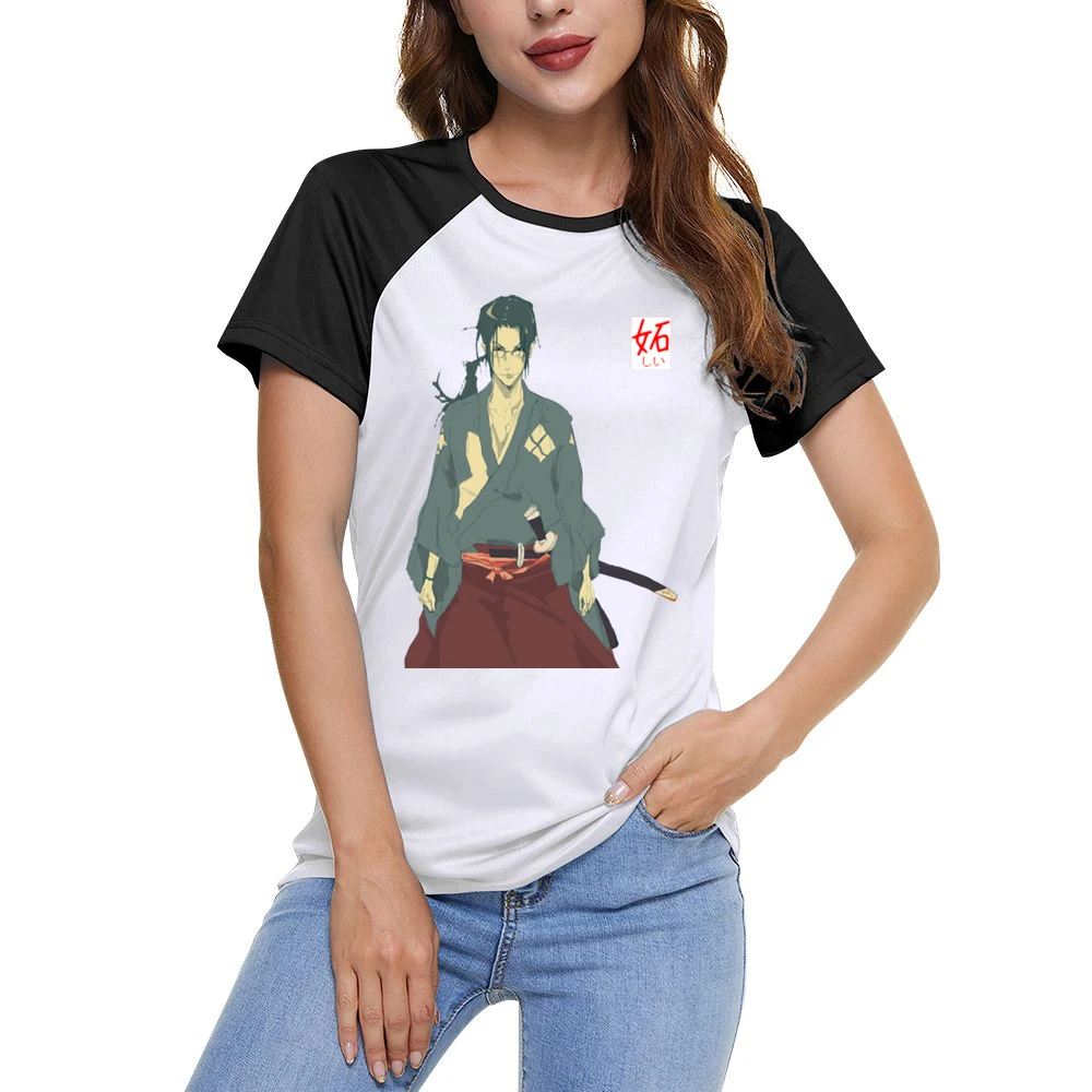 Pretty Boy jin Samurai Champloo anime manga Women Ladies Short Sleeve T-Shirt