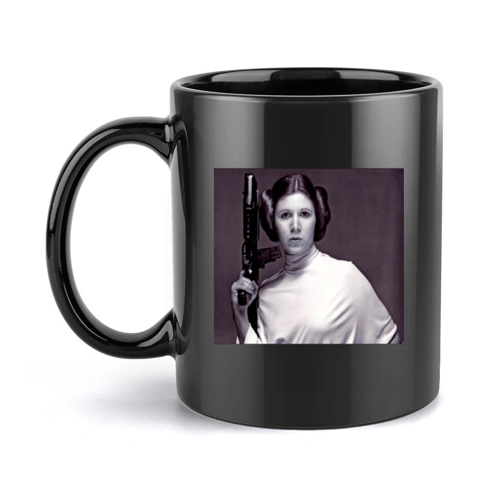 Princess Leia Pose Tshirt Black Mug