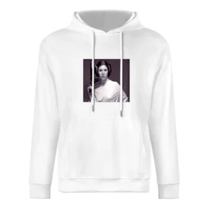 Princess Leia Pose Tshirt European Size Men Hoodie