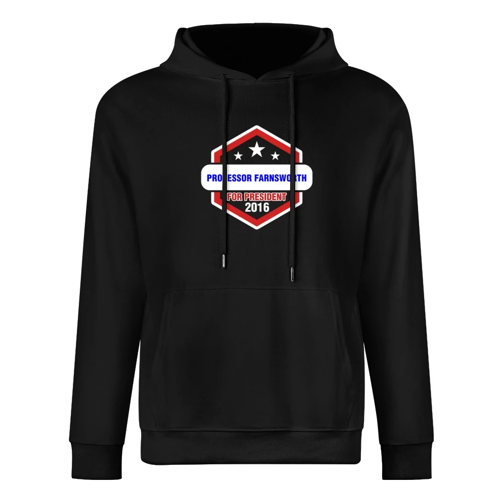 Professor Farnsworth For President 2016 Futurama TV Show European Size Men Hoodie