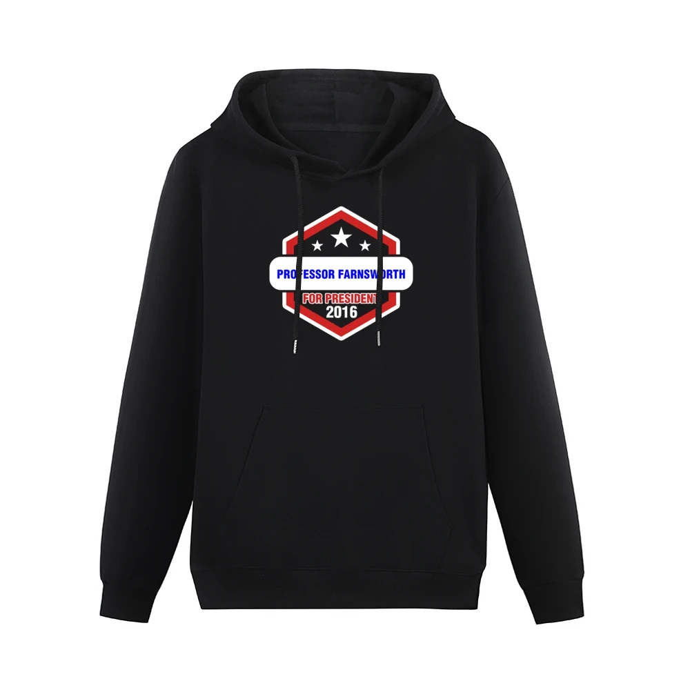 Professor Farnsworth For President 2016 Futurama TV Show Men Hoodie With Pocket