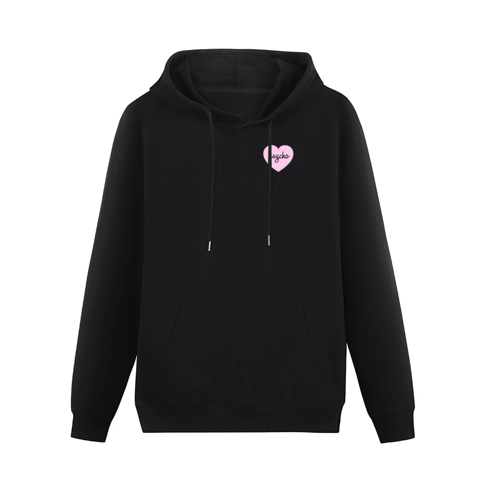 Psycho Heart Instagram Sticker Graphic Ladies Men Hoodie With Pocket