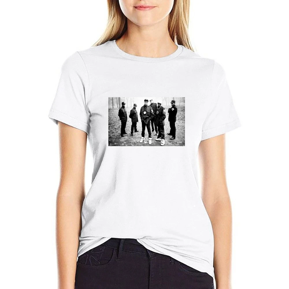 Public Enemy Flava Flav Chuck D Tshirt- All colors Available US Size Women Ladies T-shirt