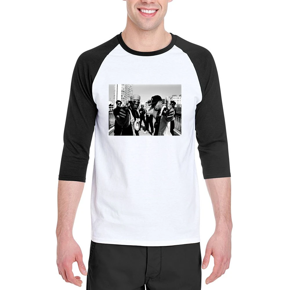 Public Enemy Tshirt Men 3/4 Sleeve T-Shirt
