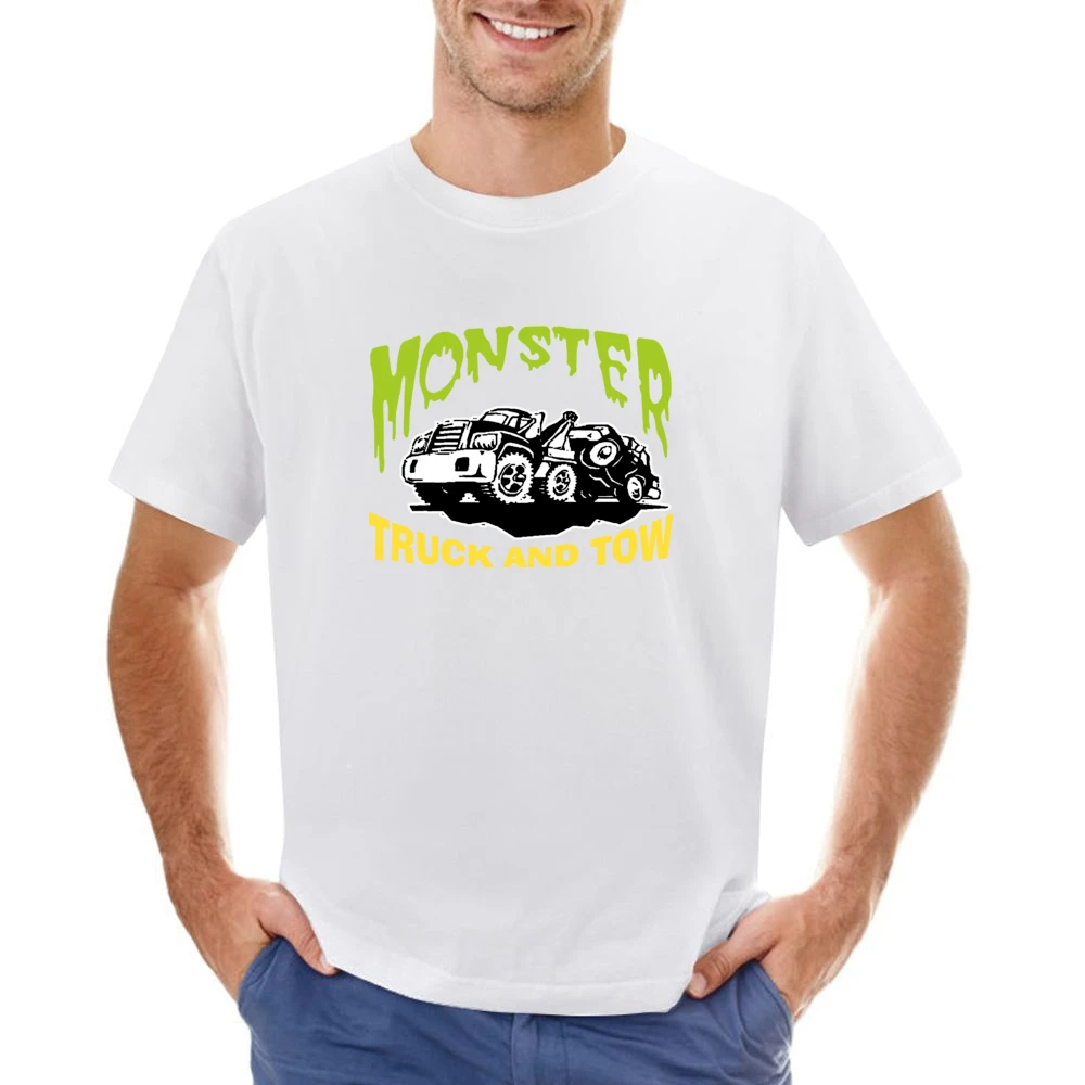 Pulp Fiction Monster Tow Truck Asian Size Men T-Shirt