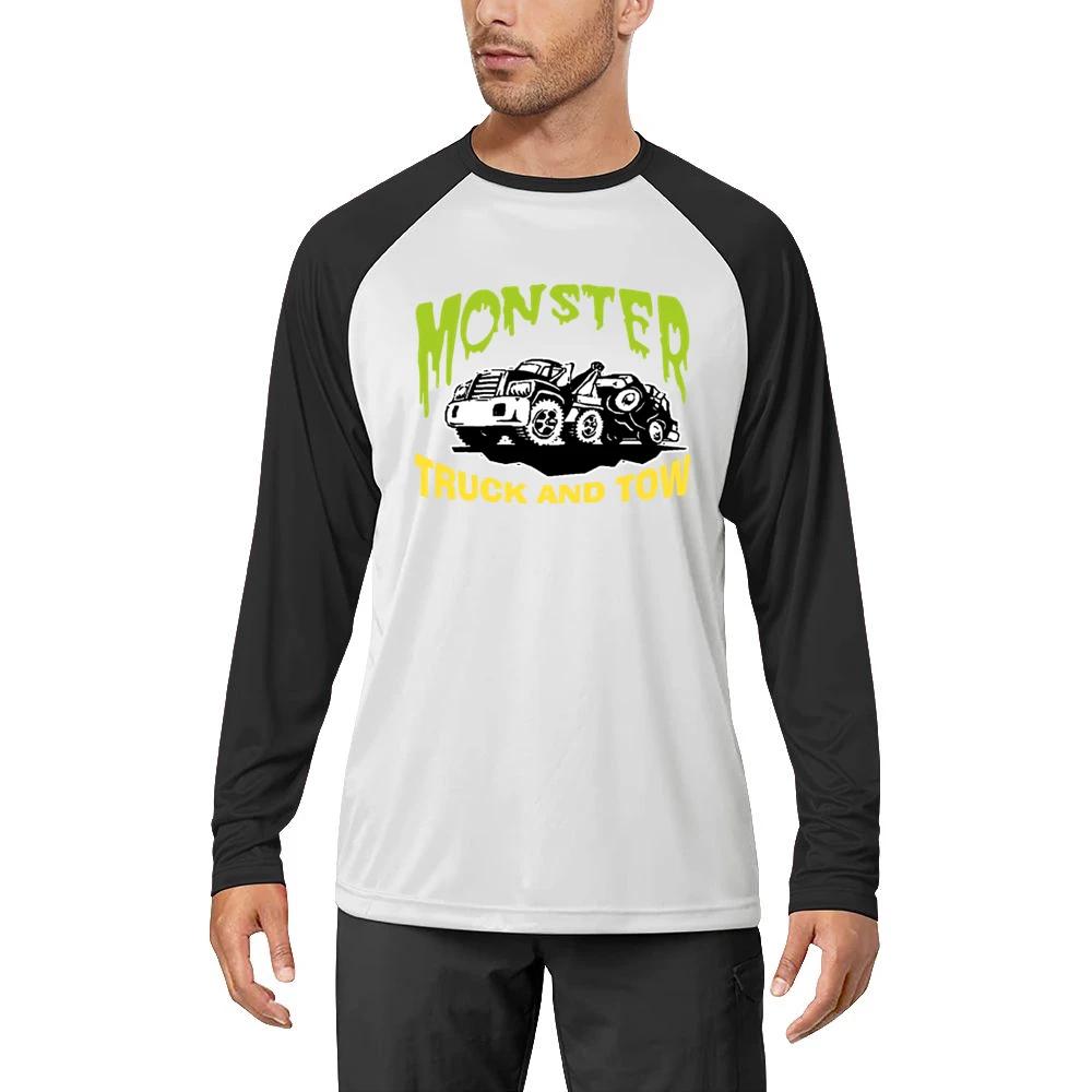 Pulp Fiction Monster Tow Truck Men Long Sleeve T-Shirt