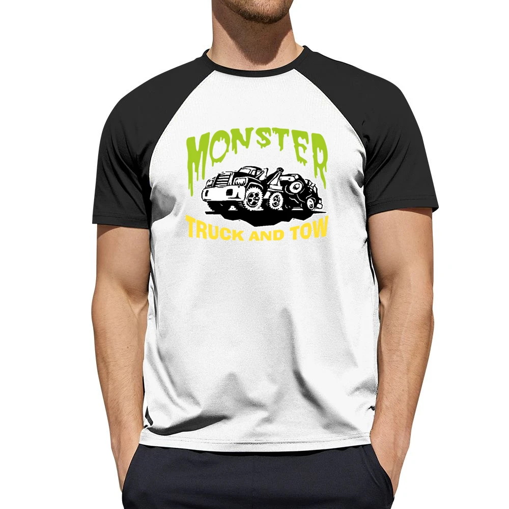 Pulp Fiction Monster Tow Truck Men Short Sleeve T-Shirt