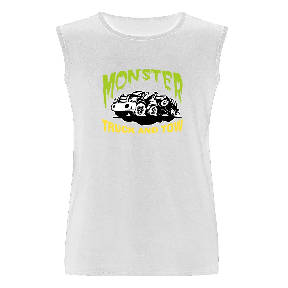 Pulp Fiction Monster Tow Truck Men Sleeveless T-Shirt