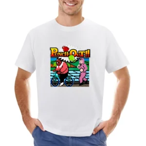 Punch Out Video Game Retro 80s Asian Size Men T-Shirt