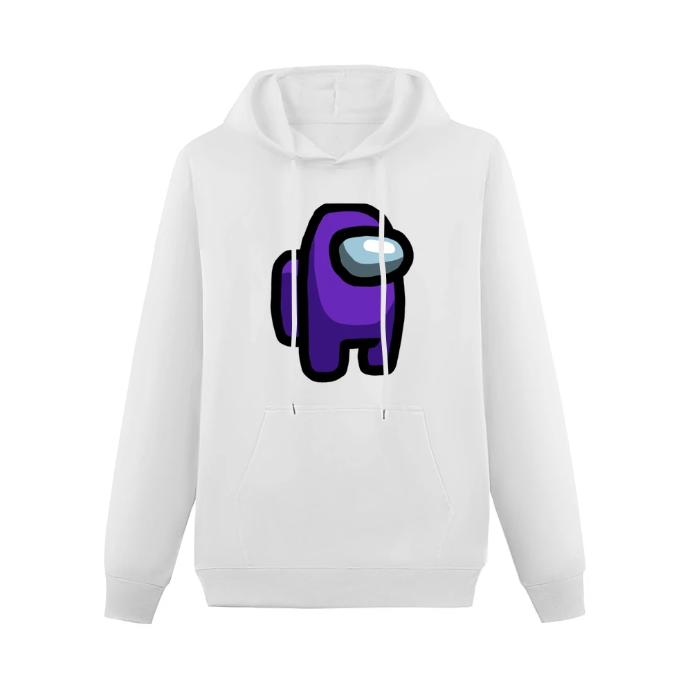 Purple Suspect Fun Video Game Fan Men Hoodie With Pocket