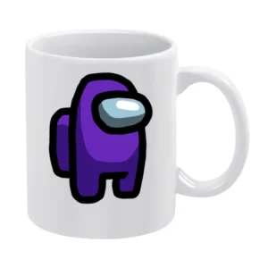 Purple Suspect Fun Video Game Fan White Mug