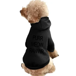 Purr Meow Rawwr Cat Progression Pet Apparel Clothes