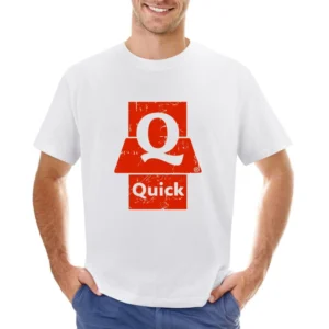 Quick Fast Food Restaurant Distressed Look Asian Size Men T-Shirt