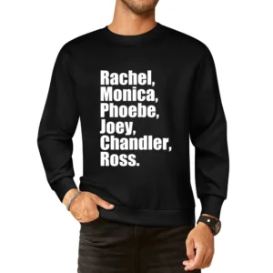 Rachel Monica Phoebe Joey Chandler Ross Fun Friends TV Show European Size Pullover Sweater