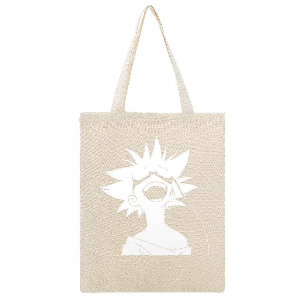 Radical Edward Ed in some perspective was thinking Space cowboy bebop Beige Canvas Tote Shopping Bag