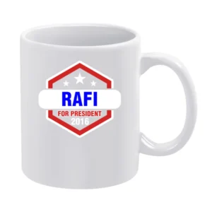 Rafi For President 2016 The League TV Show White Mug