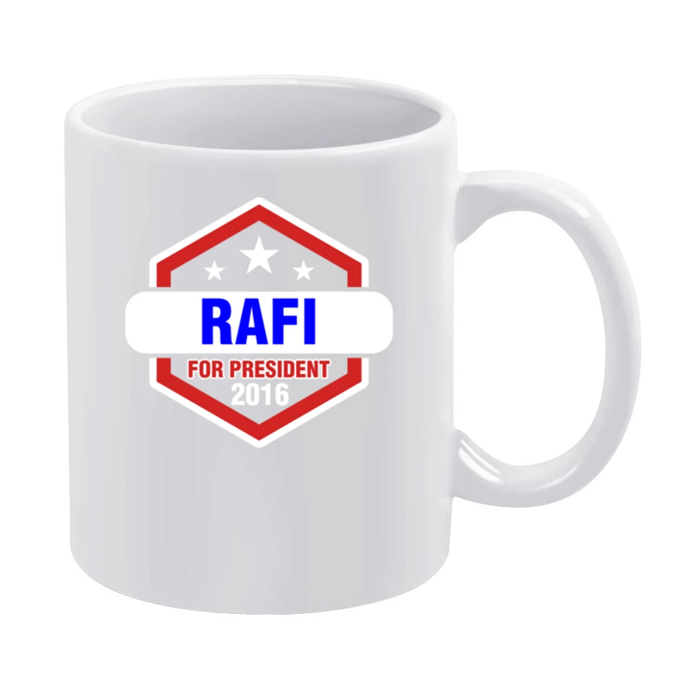 Rafi For President 2016 The League TV Show White Mug
