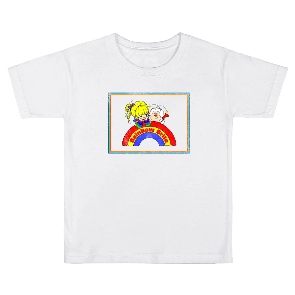 Rainbow Brite Fun Cool Vintage Style Distressed Graphic Retro Tv Show Kids Boys Girls T-Shirt