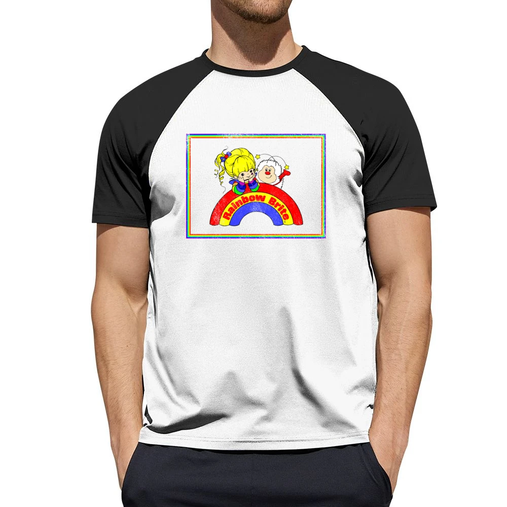 Rainbow Brite Fun Cool Vintage Style Distressed Graphic Retro Tv Show Men Short Sleeve T-Shirt