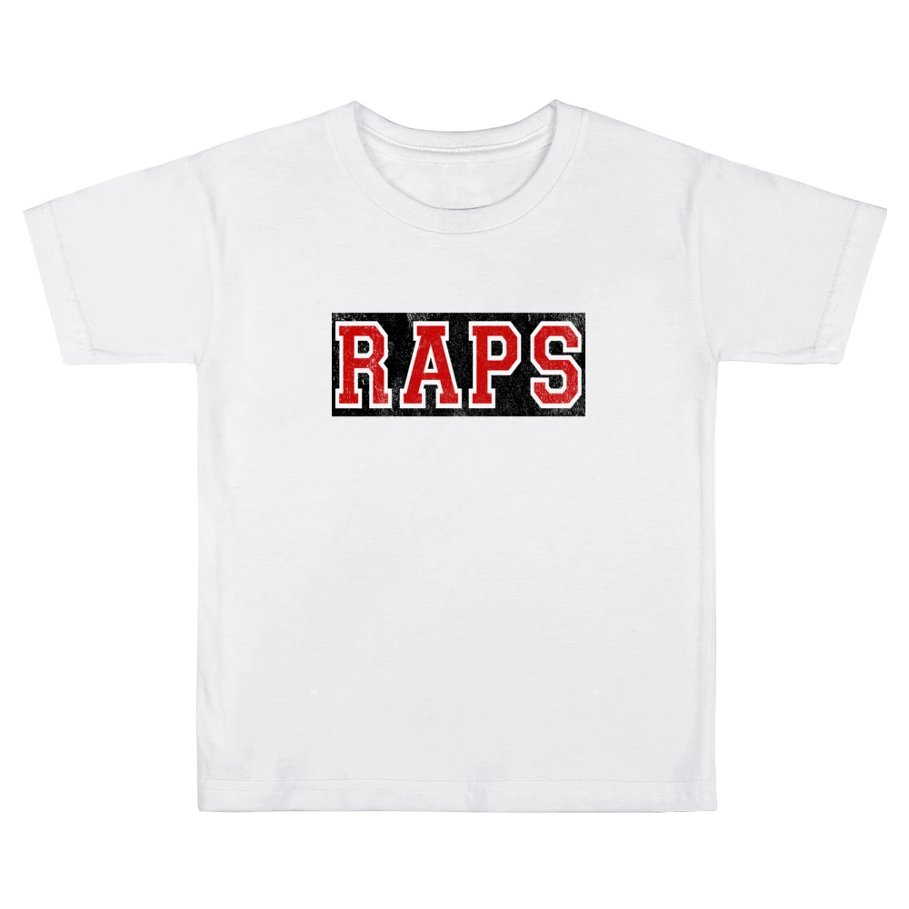 Raps Distressed Graphic Basketball Toronto Playoffs Kids Boys Girls T-Shirt