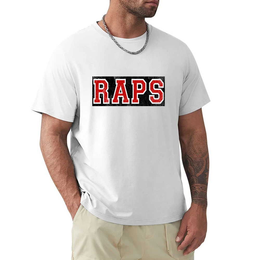 Raps Distressed Graphic Basketball Toronto Playoffs Premium Men T-shirt