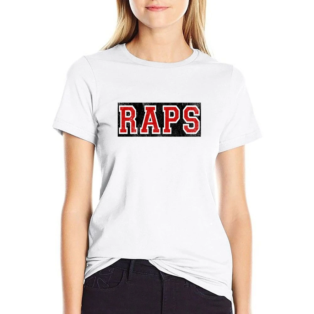 Raps Distressed Graphic Basketball Toronto Playoffs US Size Women Ladies T-shirt