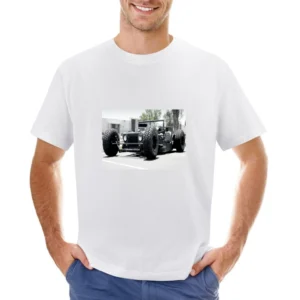 Rat Rod Jeep Tshirt Asian Size Men T-Shirt