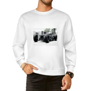 Rat Rod Jeep Tshirt European Size Pullover Sweater