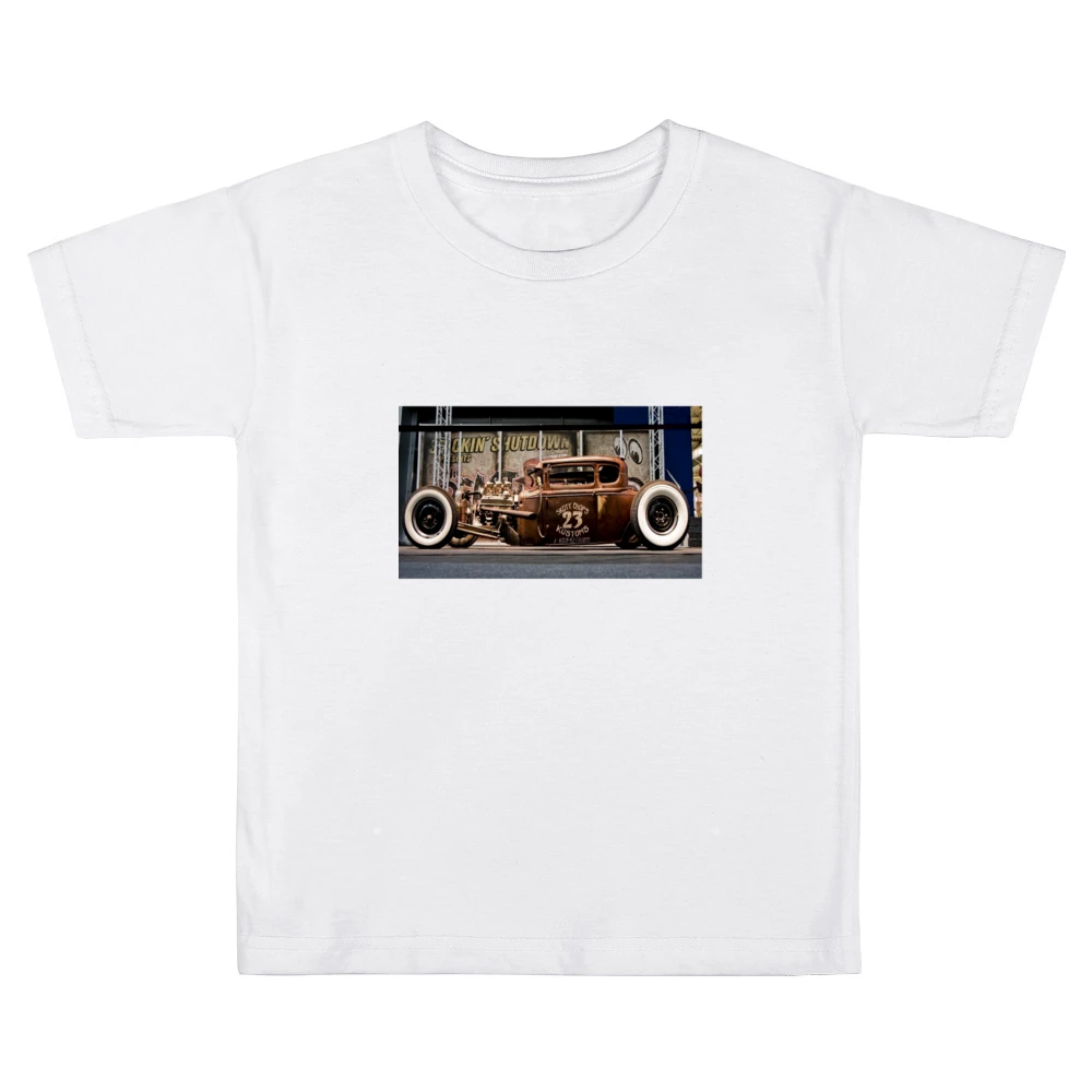 Rat Rod Poster Tshirt Kids Boys Girls T-Shirt
