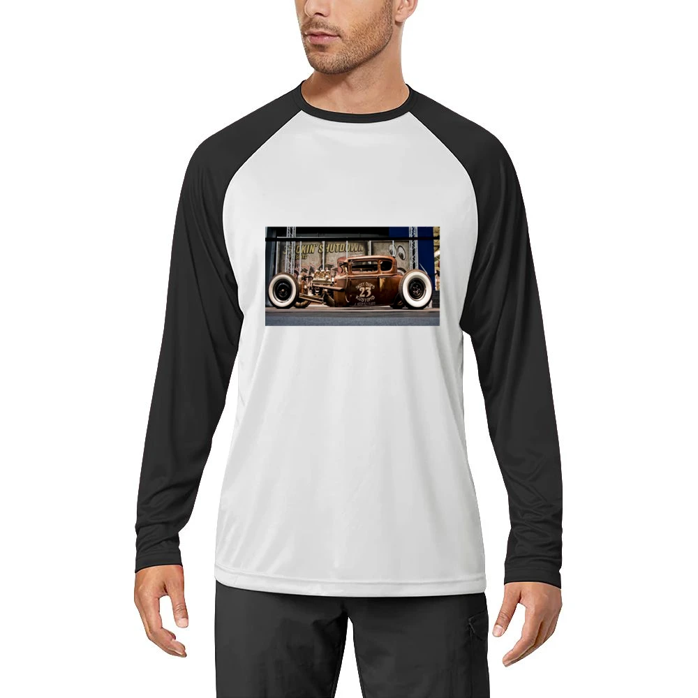 Rat Rod Poster Tshirt Men Long Sleeve T-Shirt